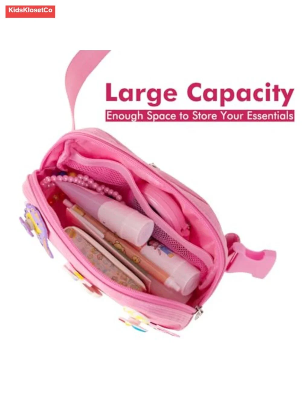 DIY Waist Fanny Pack with 12 Cute Accessories, Crossbody Bag for Girls, Dance